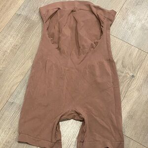 Brown Maternity Shape wear Shorts